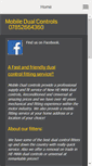 Mobile Screenshot of mobiledualcontrols.co.uk
